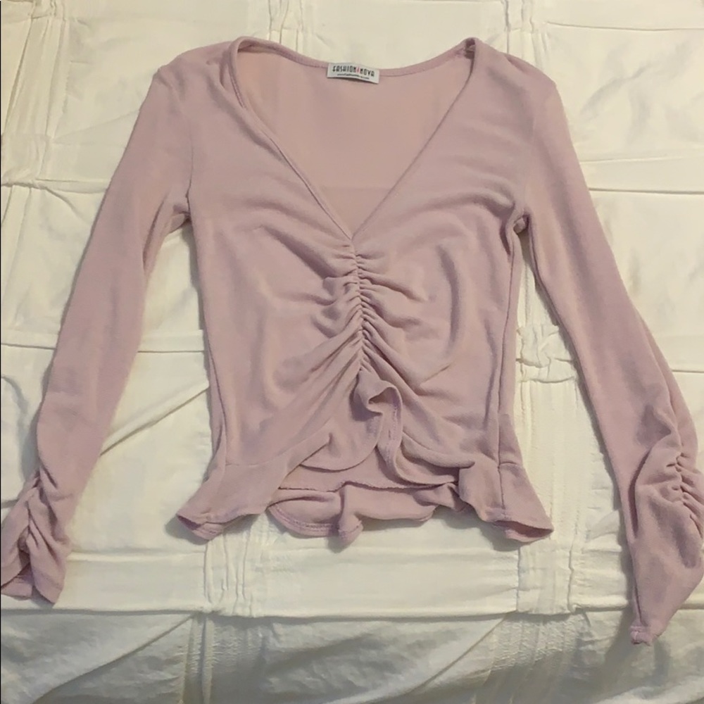 Purple/pink Fashion Nova top